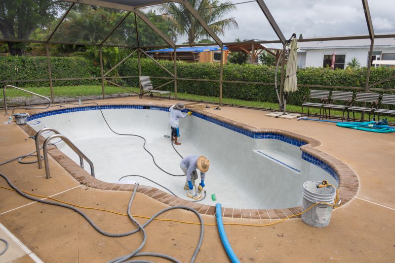 Pool Area Concreting